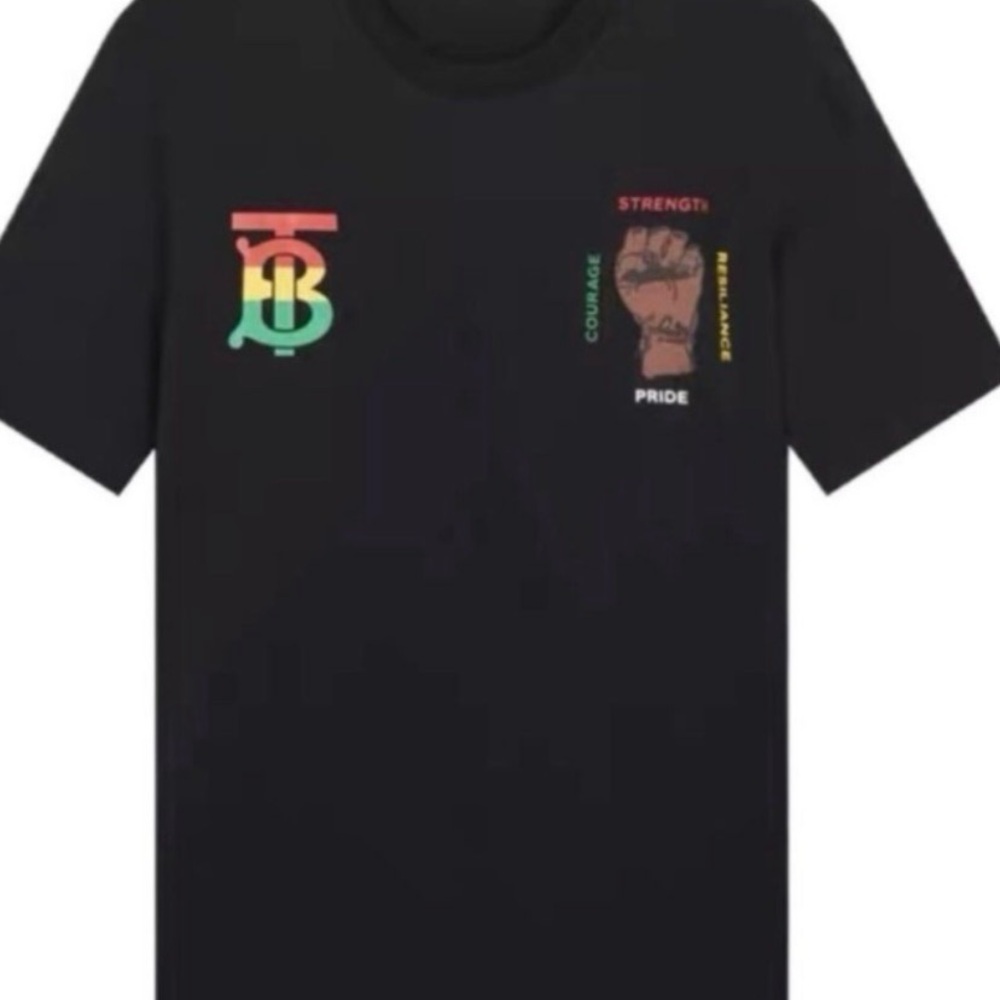 Black Burberry T-Shirt Authentic